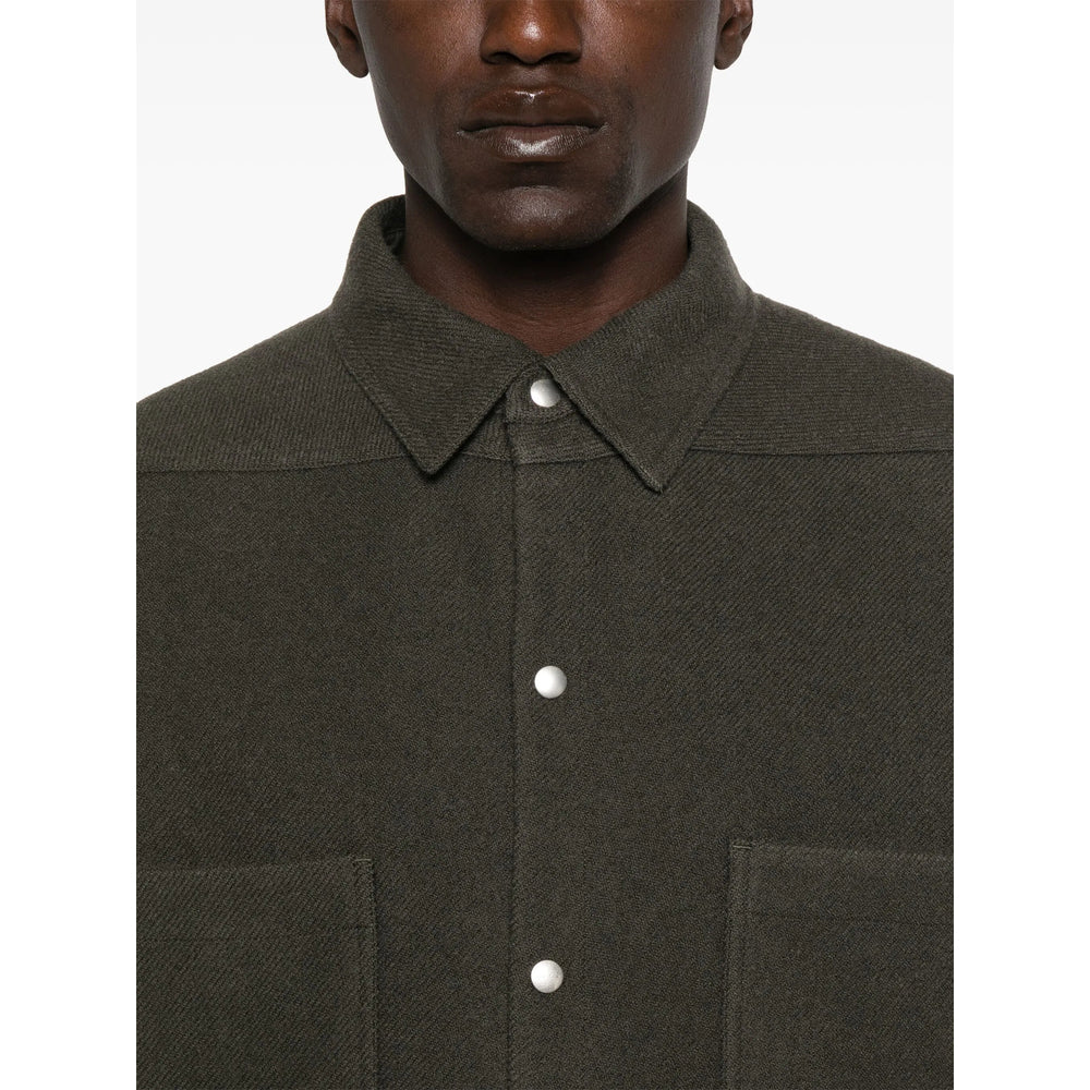 Emerald Green Wool Overcoat