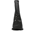Asymmetrical Calf Leather Boot