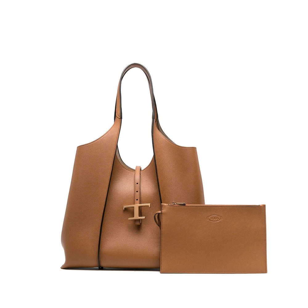Caramel Brown Leather Carryall