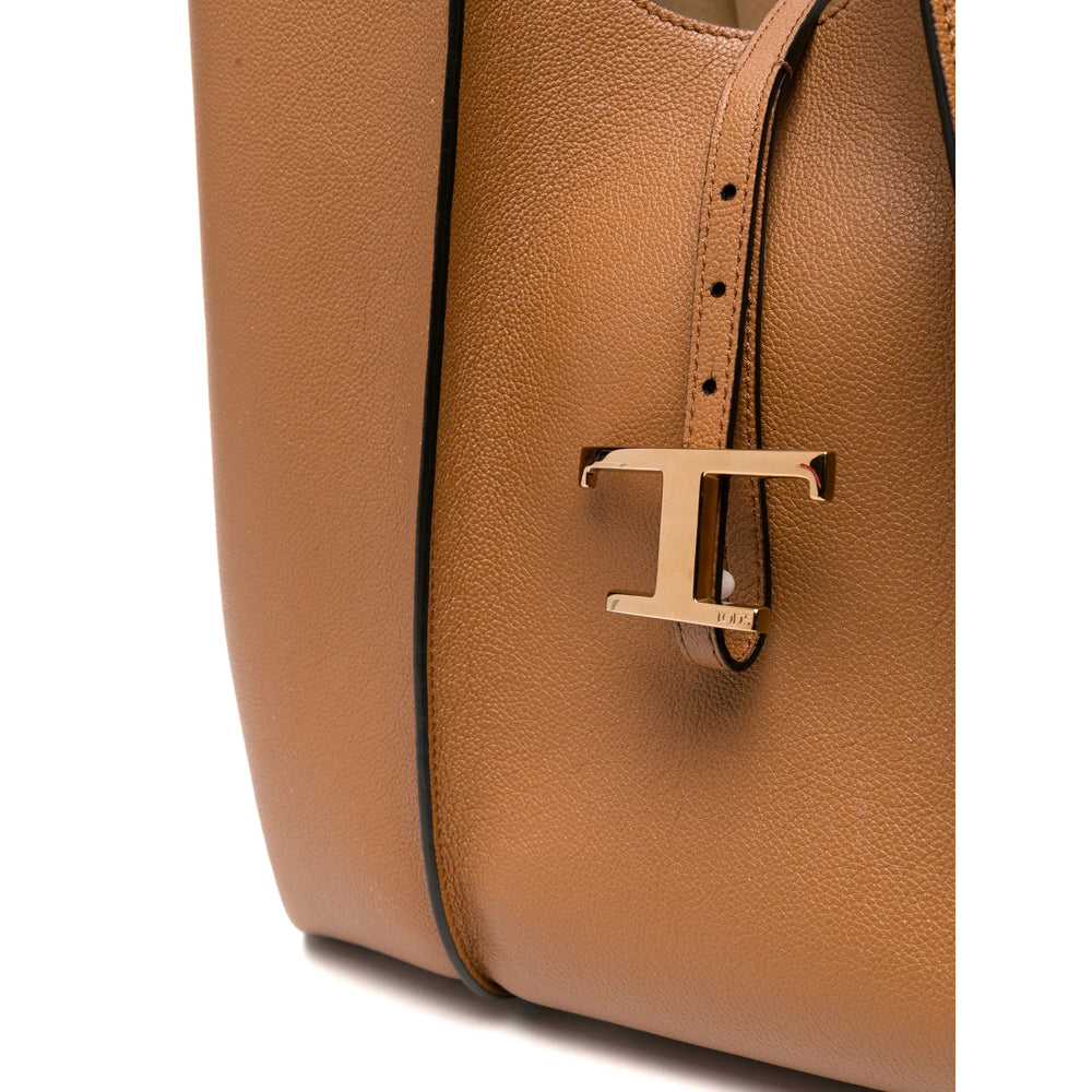 Caramel Brown Leather Carryall