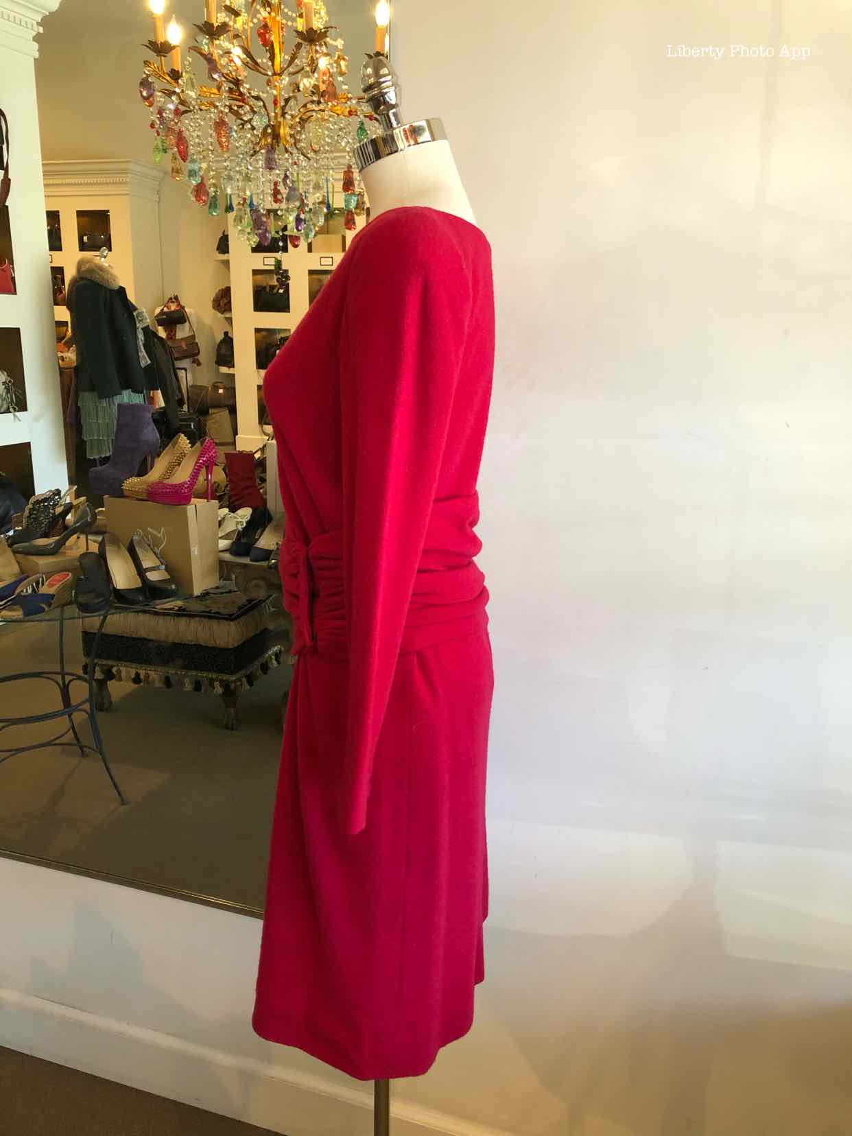 CAROLYNE ROEHM Fuschia Ruched Dress | 6