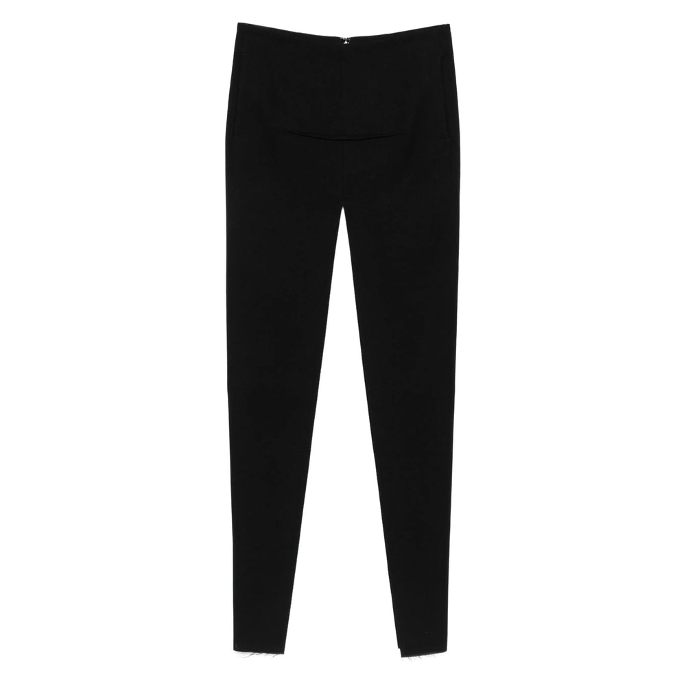 High Cut Wool Zip Back