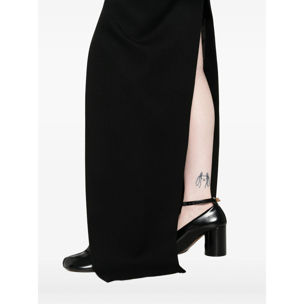 High Cut Wool Zip Back
