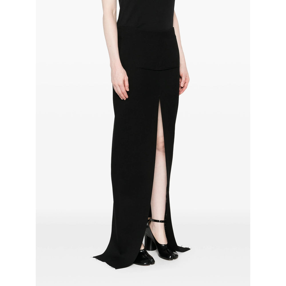 High Cut Wool Zip Back