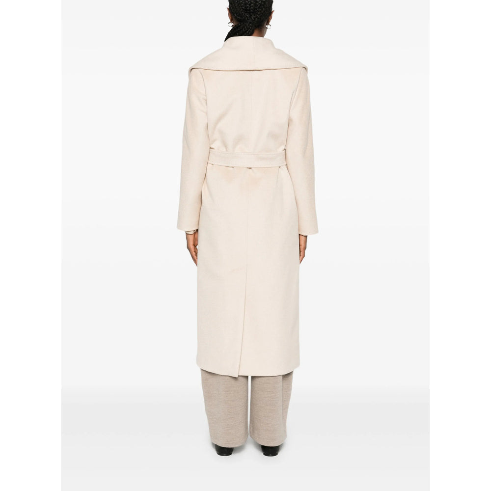 Cream White Shawl Collar Jacket