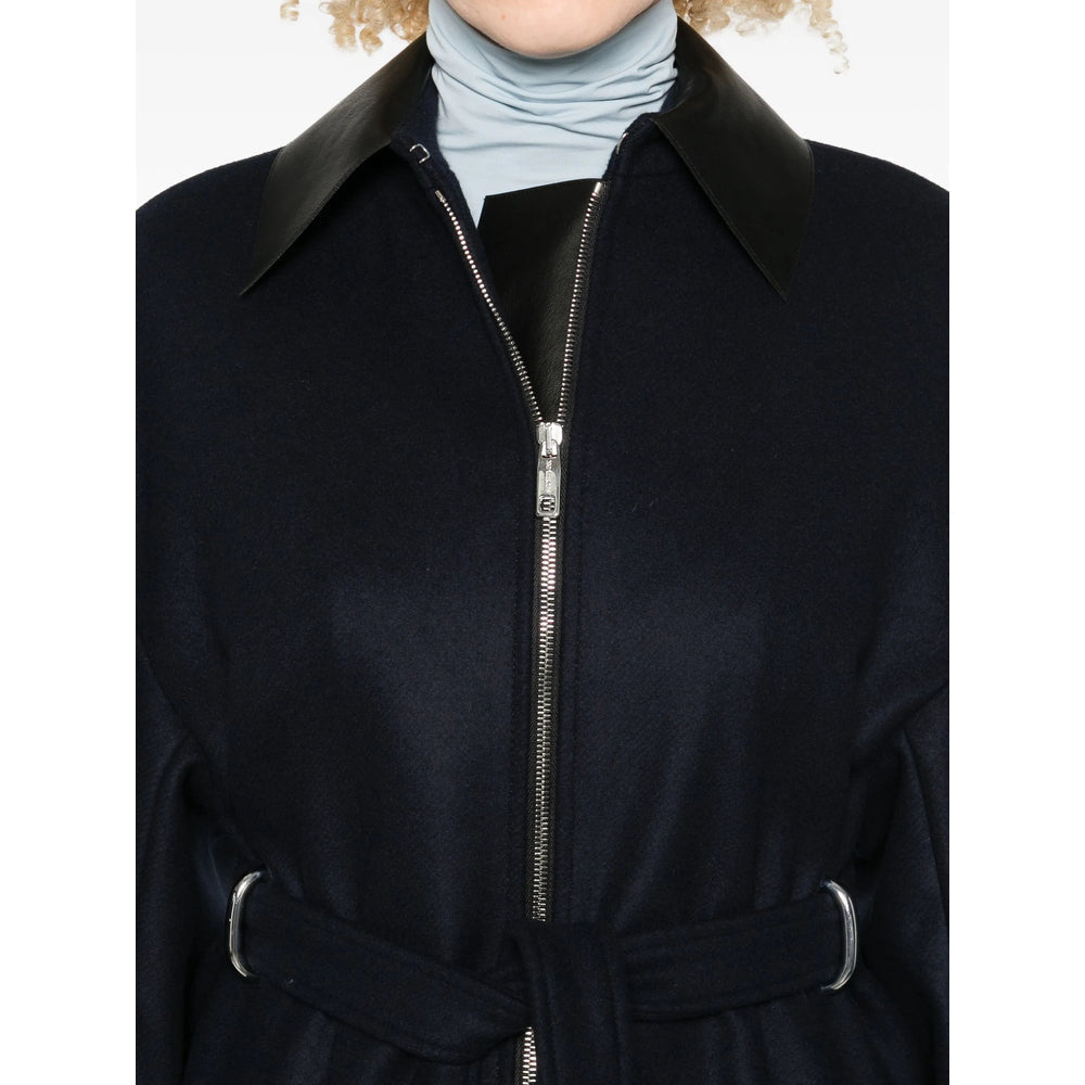 Tailored Navy Zip Jacket