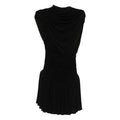 Draped Waist A-line Dress