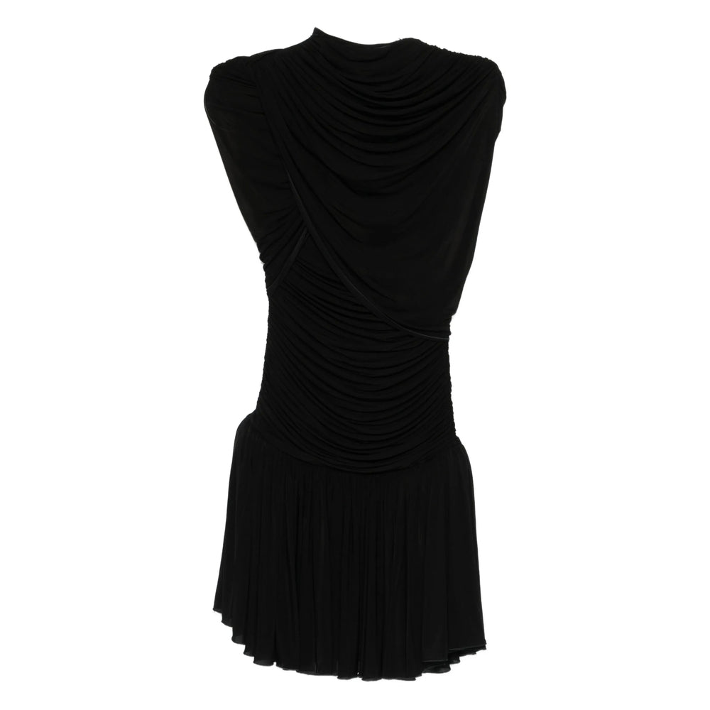 Draped Waist A-line Dress