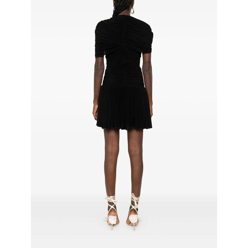 Draped Waist A-line Dress