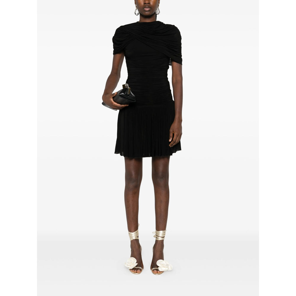 Draped Waist A-line Dress