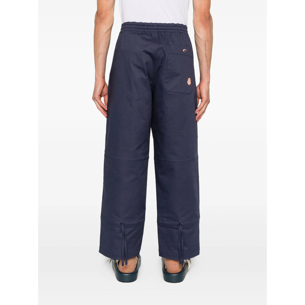 Cropped Elastic Waist Pant