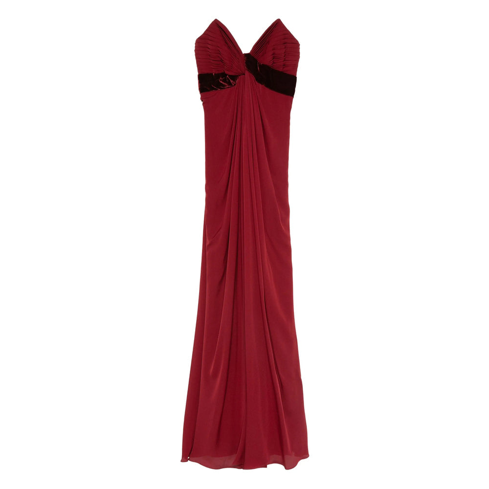 Velvet Drape Gown