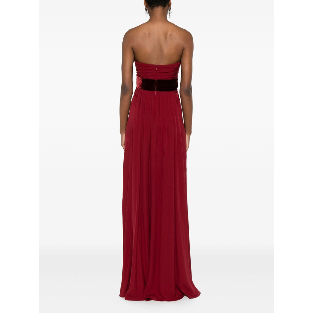 Velvet Drape Gown