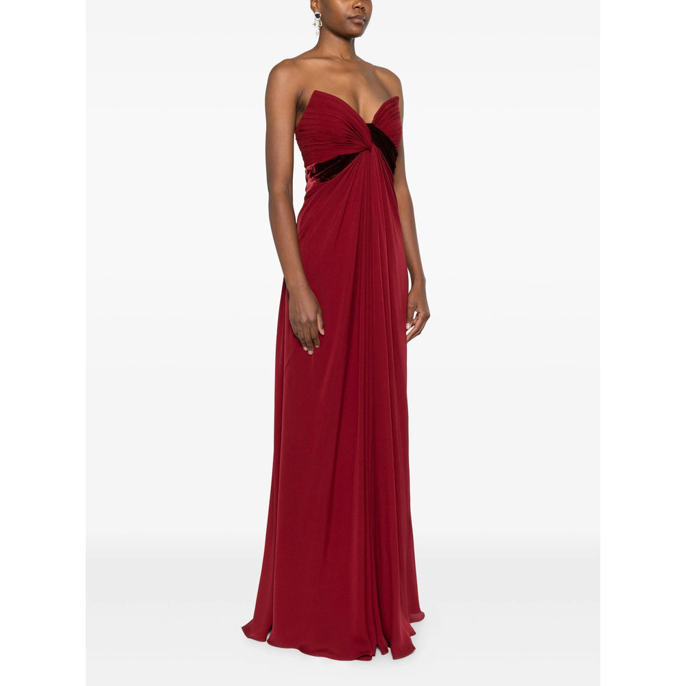 Velvet Drape Gown