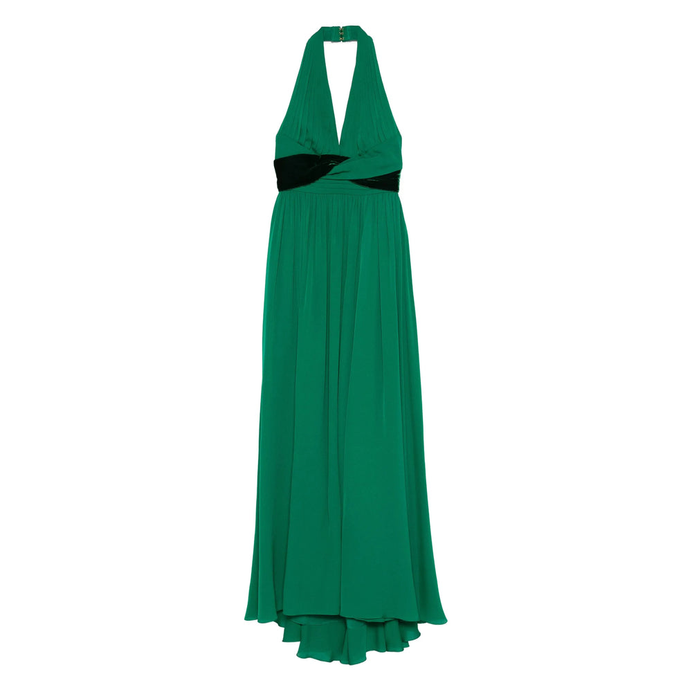 Silk Velvet A-line Skirt