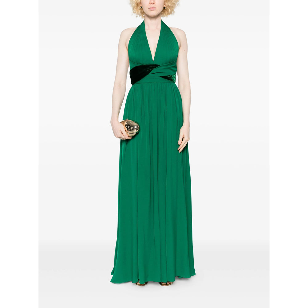 Silk Velvet A-line Skirt