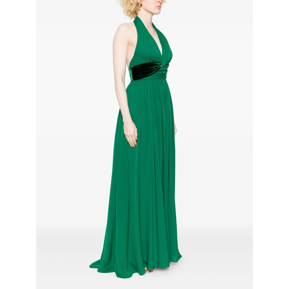 Silk Velvet A-line Skirt