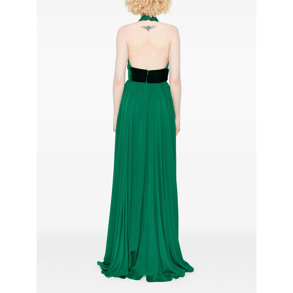 Silk Velvet A-line Skirt
