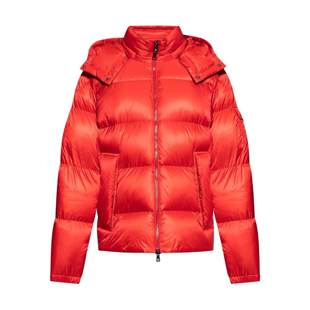 Red Quilted Storm Jacket