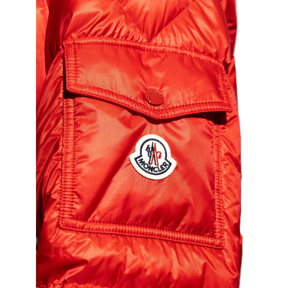 Red Quilted Storm Jacket