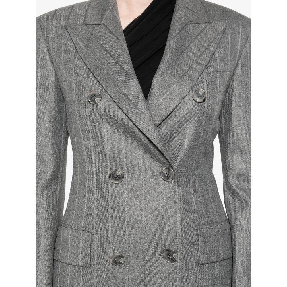 Double-breasted Pinstripe Suit