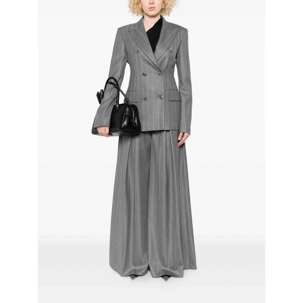 Double-breasted Pinstripe Suit