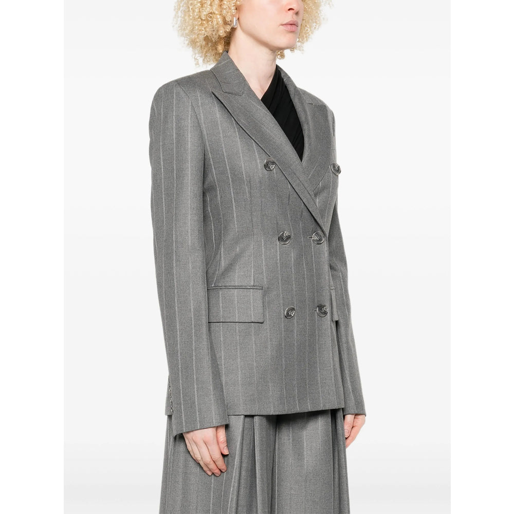 Double-breasted Pinstripe Suit