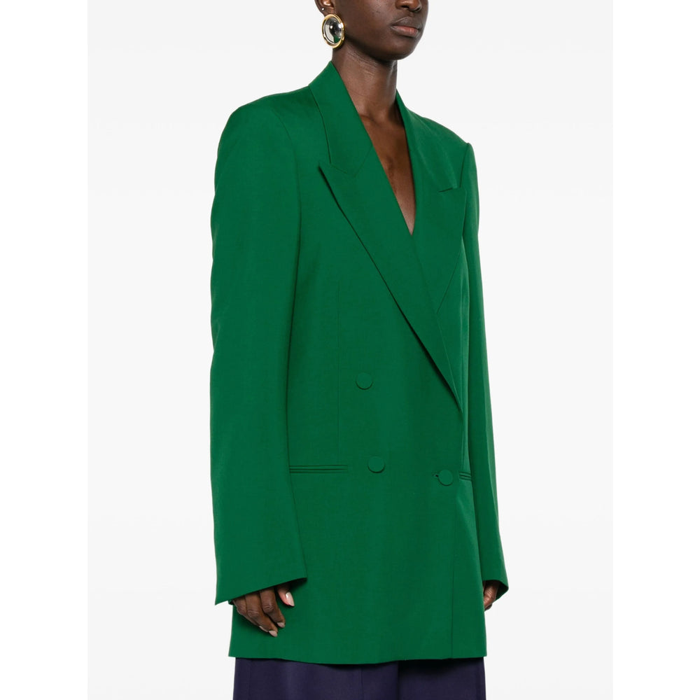 Peak Lapel Double Breasted Jacket
