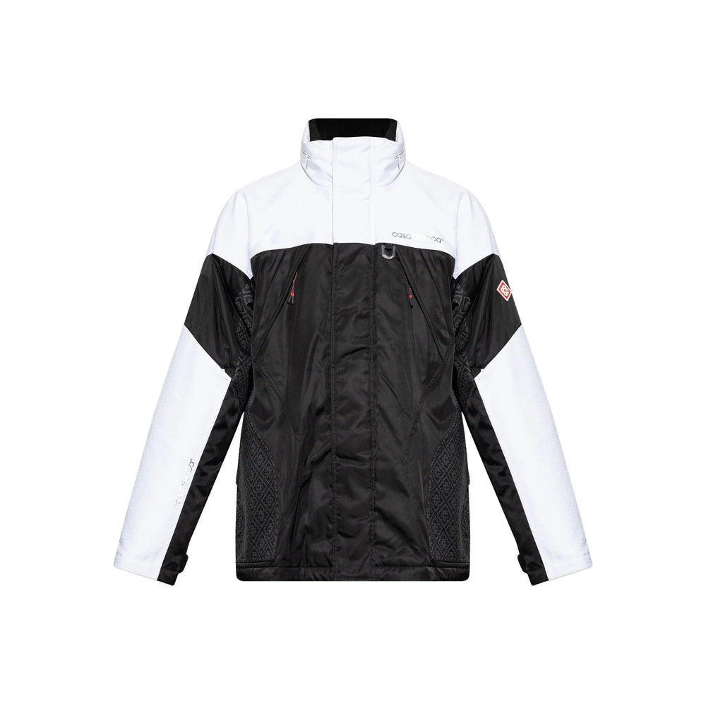 Sleek Black Panel Jacket