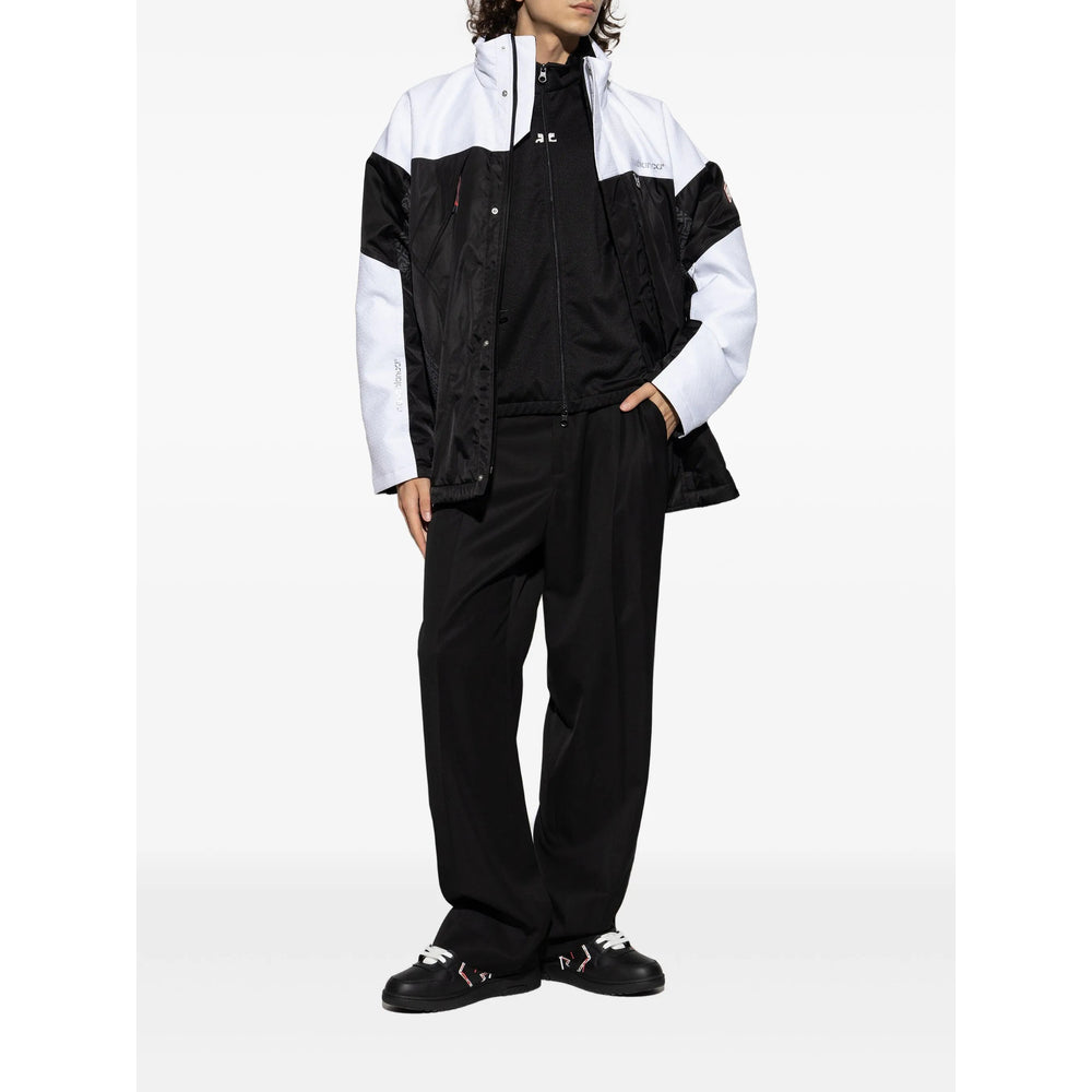 Sleek Black Panel Jacket