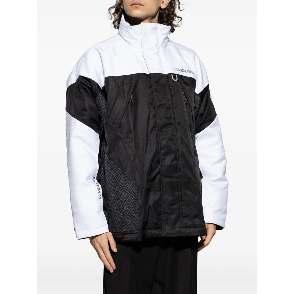 Sleek Black Panel Jacket