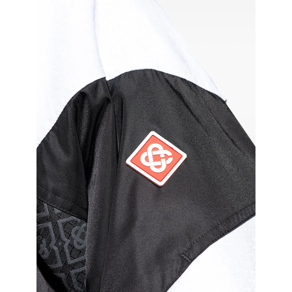 Sleek Black Panel Jacket