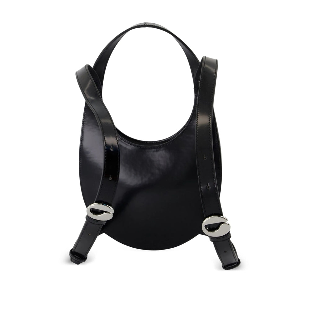 Black Calfskin Adjustable Zip Wallet