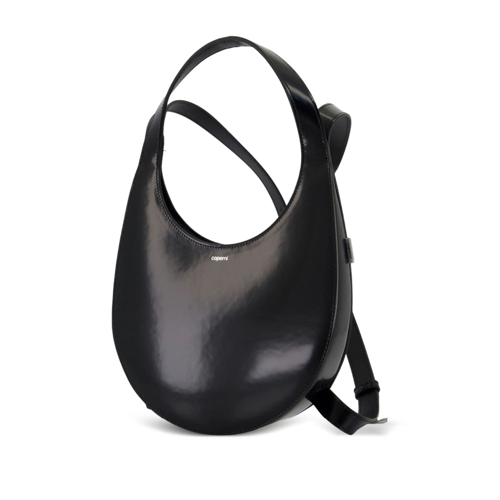 Black Calfskin Adjustable Zip Wallet