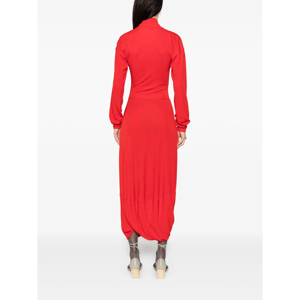Crimson Drape Coat