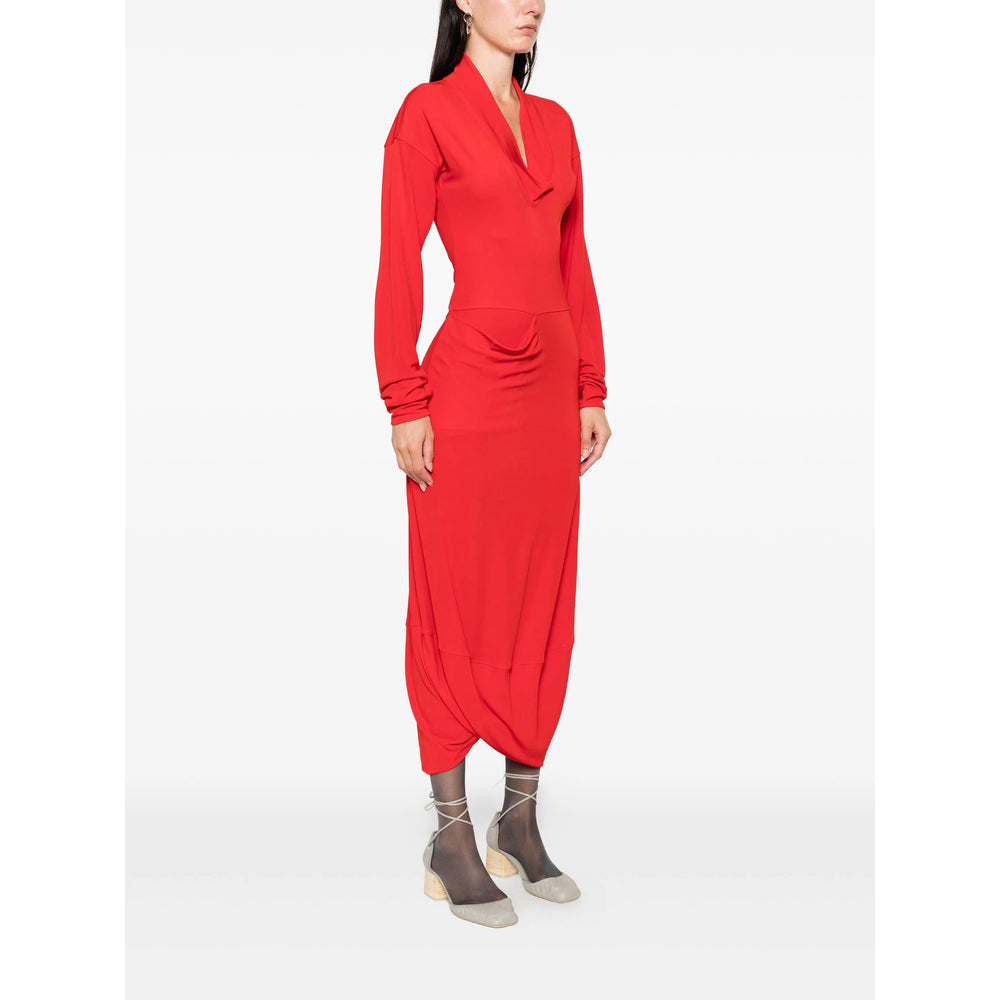 Crimson Drape Coat