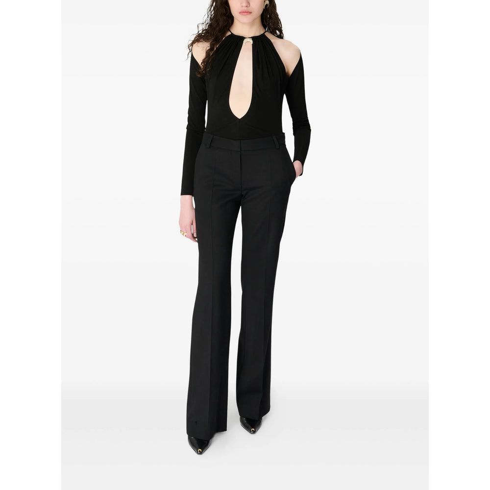 Draped Neckline Blouse