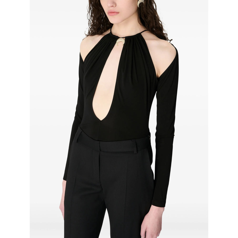 Draped Neckline Blouse