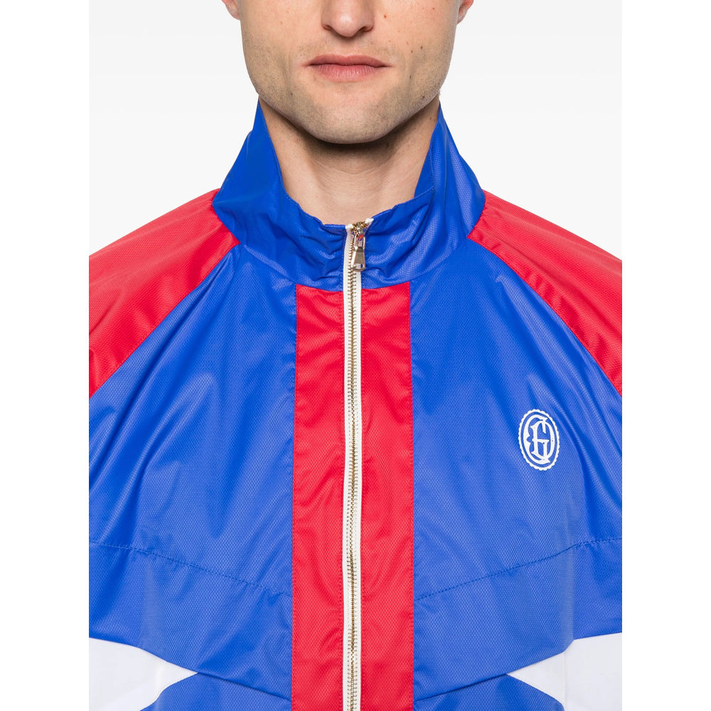 Colour-blocked Nylon Jacket