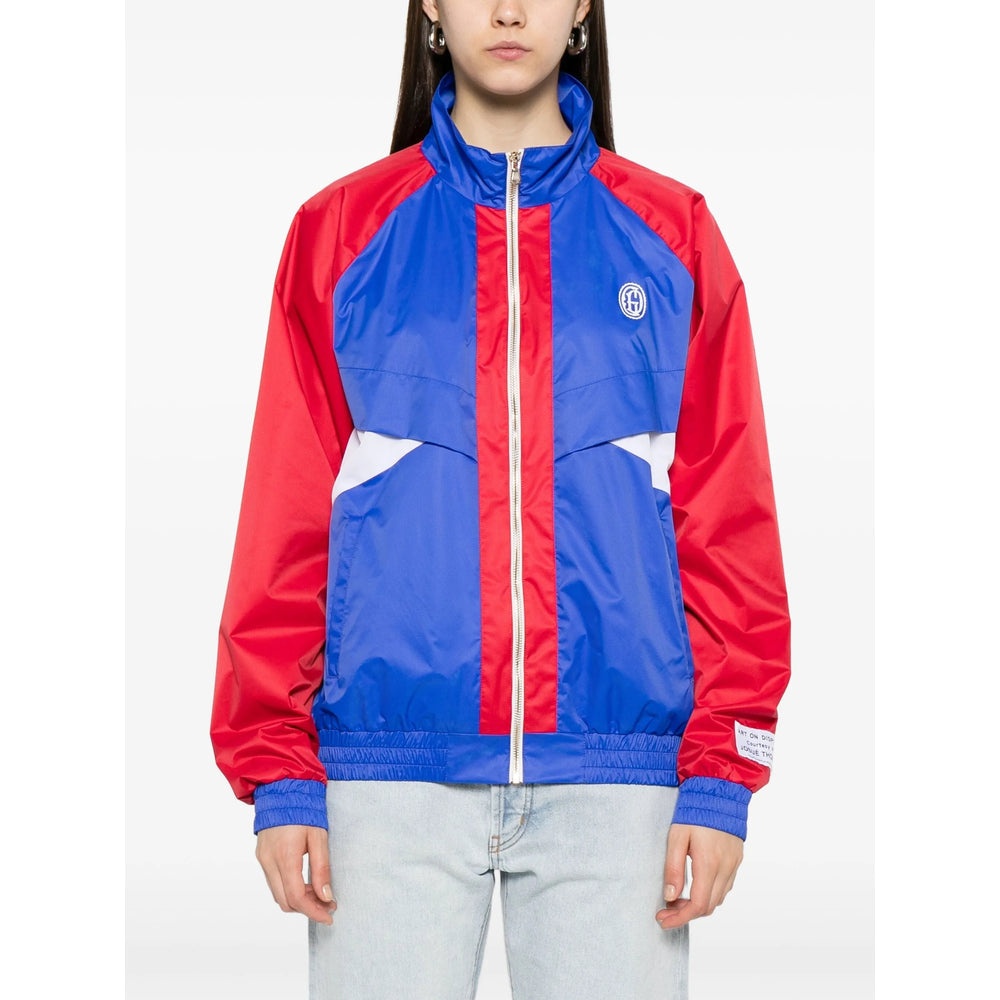 Colour-blocked Nylon Jacket