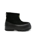 Black Suede Strap Boot