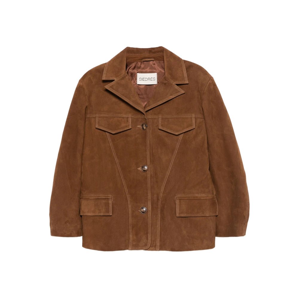 Brown Notched Lapel Jacket