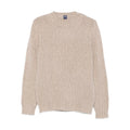 Soft Beige Cashmere Crew Sweater