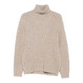 Soft Rib Cashmere Turtleneck Sweater