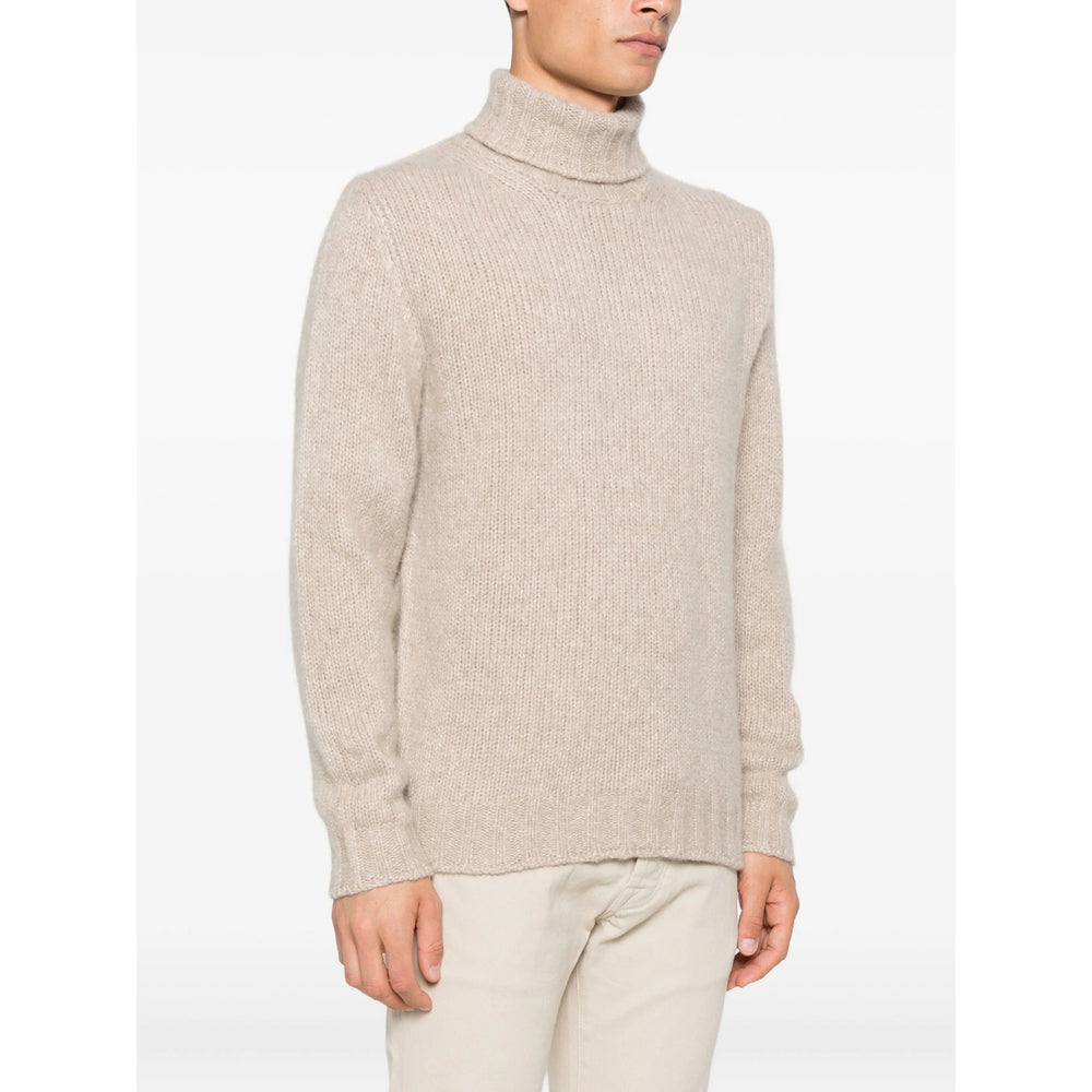 Soft Rib Cashmere Turtleneck Sweater