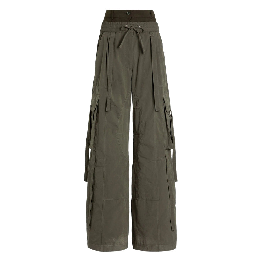 Adjustable Green Utility Pant