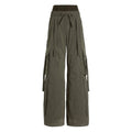 Adjustable Green Utility Pant