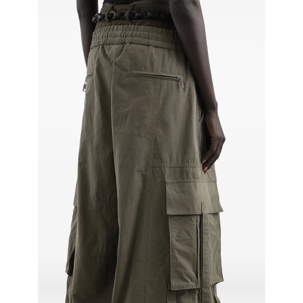 Adjustable Green Utility Pant