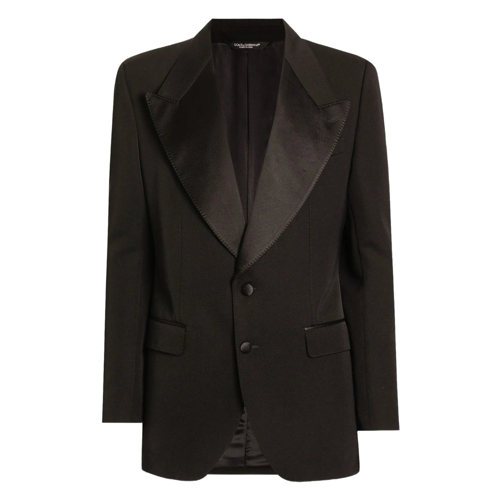 Sleek Satin Tailored Jacket