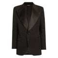 Sleek Satin Tailored Jacket